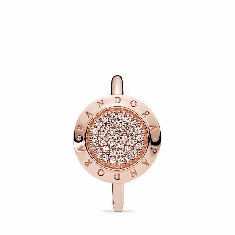 Pandora Rose™ Signature Stackable Ring NZ Sale (284576-SBV)